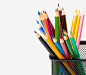铅笔筒高清素材 五彩铅笔 画笔 铅笔 免抠png 设计图片 免费下载