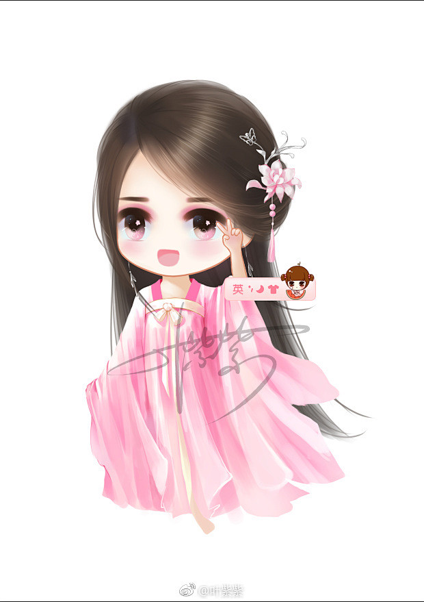 橙光立绘q版古风q版画师叶紫紫