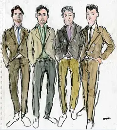 【时尚服装手绘插画设计图集下载】人物绘画插画服装设计作品参考