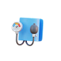 Blood Pressure  3D Illustration