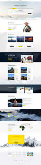 EXPLOORE - Travel, Exploration, Booking PSD Template