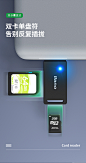 【绿巨能LJN-CC1017】绿巨能（llano）USB3.0读卡器 多功能合一高速读卡器 支持SD/TF存储卡等 黑色 CC1017【行情 报价 价格 评测】-京东