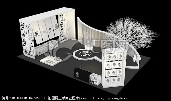  中式展位 中式展台 新中式 中式地产 ...