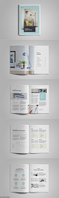 高品质商业计划书楼书杂志品牌手册画册宣传册设计模板（indd）