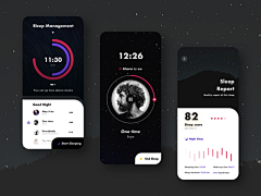 邱邱_여가采集到UI-睡眠app