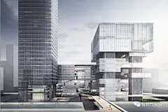  万科深圳湾超级总部基地高端效果图