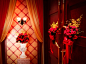 喜庆红色婚礼经典搭配，红色并不仅代表传统，也能充分定义时尚和浪漫。
