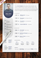 Download Free Professional Resume Template Free PSD. Remember your first impression starts with your Resume / CV, make it look the best you can with this template. Professional Resume Template Free PSD is perfect for graphic designer, web developers and p