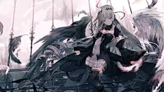 [次元精选]海边嬉戏 动漫壁纸 第三十五期 : 浪花是海上的奇景，可她更像一位舞蹈家，她能使人抛开烦恼，尽情地欣赏。