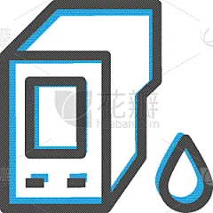 墨水,设计师,图标,办公用品,传媒,商务,打印机,计算机,铅笔,弯曲