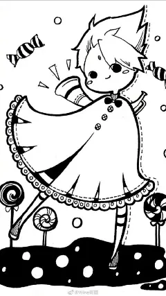 速写插画小人物
via：Wine有酒 ​ ​​​​