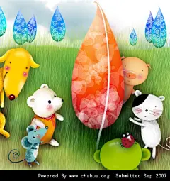 静海白树的插画画廊展厅