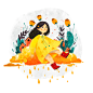 Autumn illustration part 1 on Behance