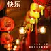 元宵节节日祝福中国风实景手机海报