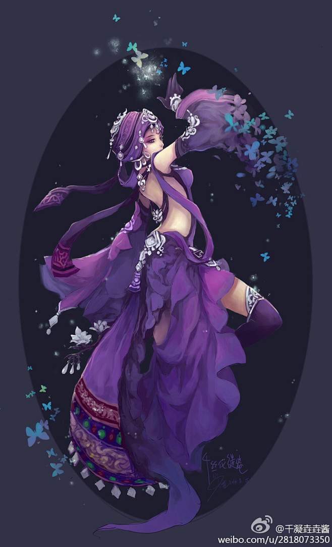 剑三手绘插画  千凝垚垚酱/绘