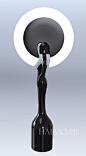 【图】设计师菲利普·崔西(Philip Treacy)为2014年全英音乐奖(Brit Awards)设计奖杯，以朋克为灵感的“帽子女郎”_Philip Treacy_海报时尚网