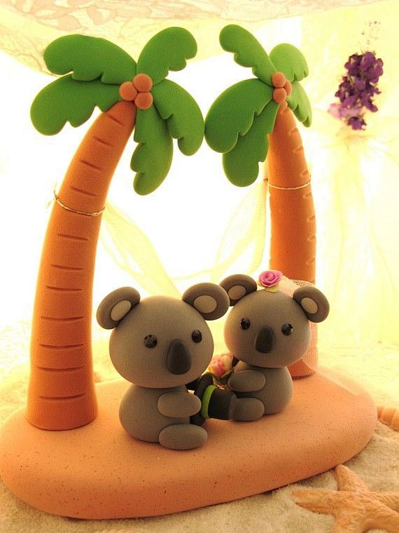 koala cake topper