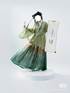 圆饱采集到女古风立绘姿势