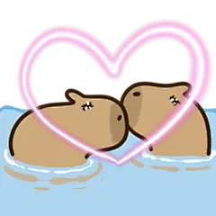 【米图网-52mitu.com】卡皮巴拉 动物 水豚 儿童 卡通 可爱 表情包卡皮巴拉