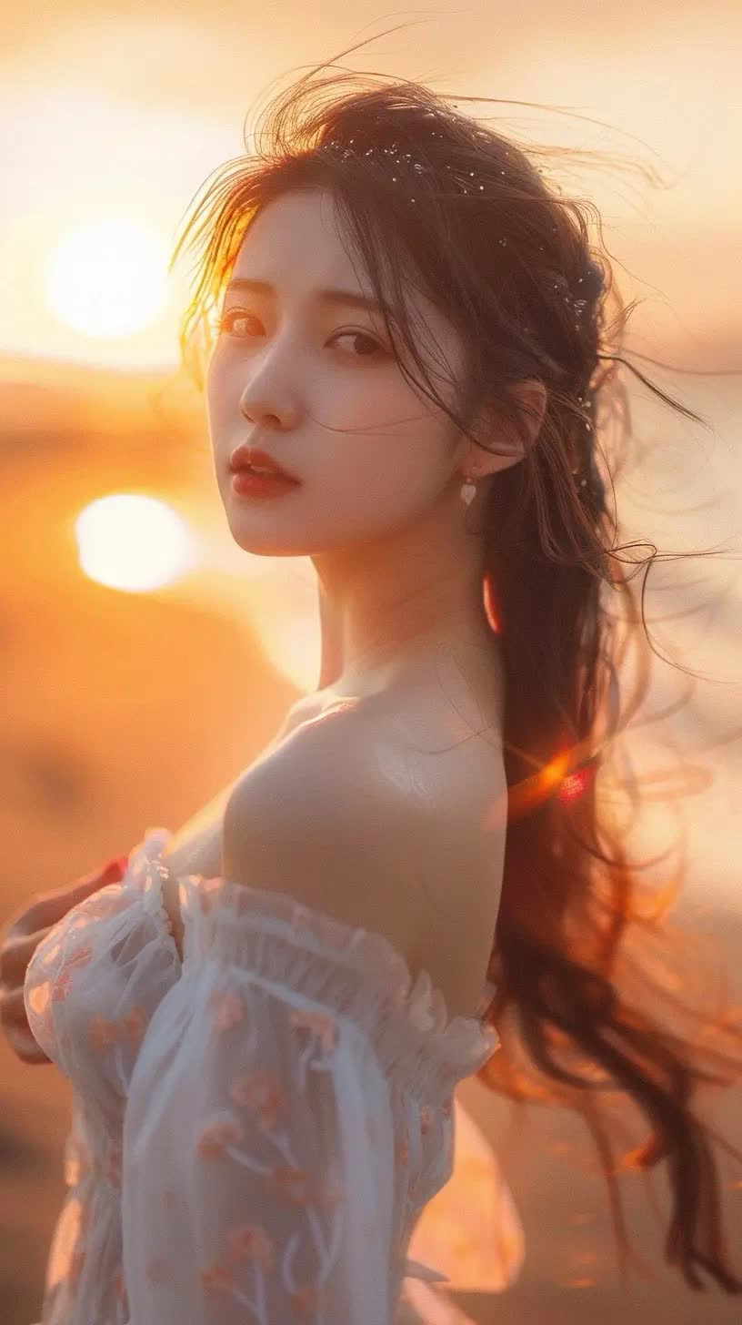 初秋_美女照片大全壁纸高清