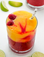 Raspberry Mango Margaritas
树莓芒果玛格丽塔 #水果# #甜品#