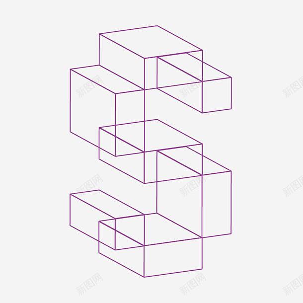 四维空间字母简图S 页面网页 平面电商 ...