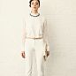 【图】2013春装新款二月韩国代购SZ经典纯色休闲直筒中腰西装裤 - 美丽说