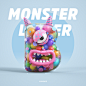 原创IP形象设计｜字母怪兽 26 monster letters-古田路9号-品牌创意/版权保护平台