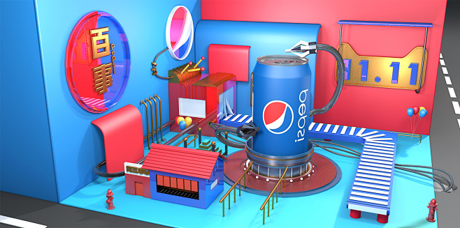百事C4D_吕文刚_【68Design】