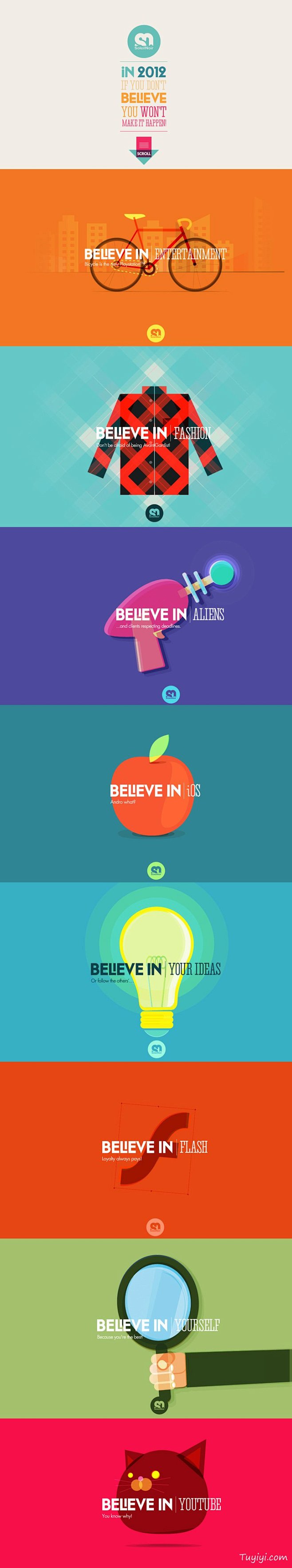 Creative 创意扁平化ICON设计