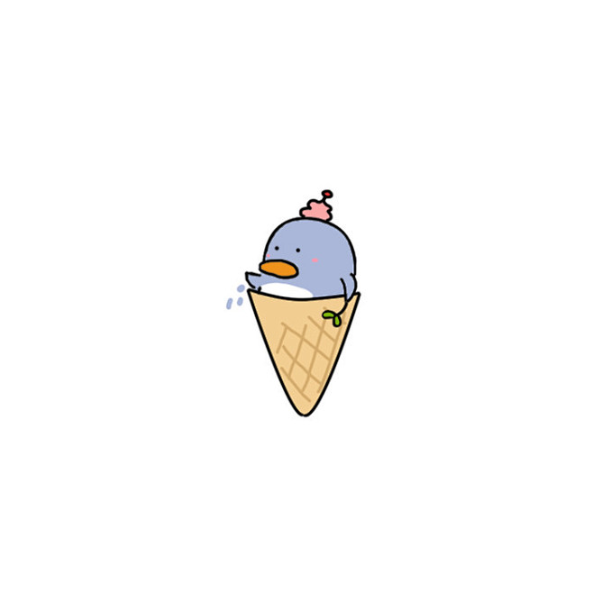 【小企鹅头像】——冰淇淋 关注微信公众号...
