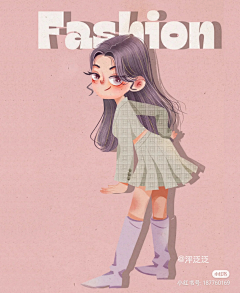 冰淇淋L采集到人物插画