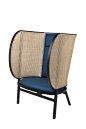 Gebruder Thonet HIDEOUT Lounge Chair by Front - Best of Salone Del Mobile 2015