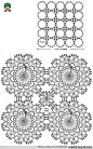 钩针编织台布、桌巾、沙发巾花样大全