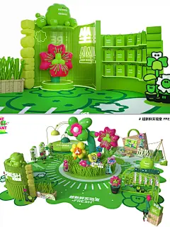 春夏季品牌快闪活动原创IP设计方案推荐