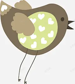 清新小鸟森林动物卡通插画矢量图 矢量图 元素 免抠png 设计图片 免费下载 页面网页 平面电商 创意素材