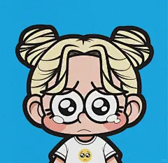 女生头像 搞怪头像 可爱头像 卡通头像 手绘_3_黑老兔_来自小红书网页版