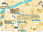 Norwich Cathedral Quarter Map : An illustrated map of Norwich City's Cathedral Quarter. Commissioned in summer 2016 to promote an area of the city rich in history. The map will be used to advertise the Cathedral Quarter Walking tours in June 2016.