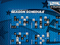 The season is around the corner and we're cranking away on promo items. Here is a schedule magnet design for our season ticket holders (Loyal Blue). The magenta line is the die that will punch out and become a photo frame.

View the attachment for the ful