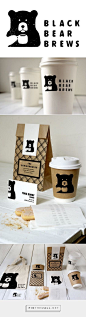 Cute packaging design and just makes me think of good coffee! From Behance by…: 