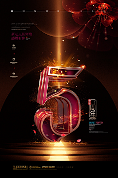 Super灬_Hero采集到开业盛典周年庆典晚会海报舞台背景