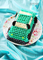 Tiffany蓝3D汽车蛋糕 的做法