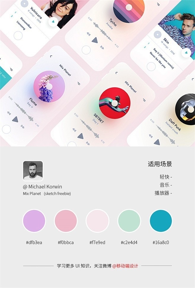 【Dribbble 最流行的界面配色，你...