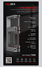 纱窗一体平开窗断桥铝系统窗海报