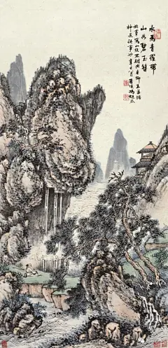 现当代名家：冯超然国画作品欣赏
