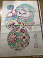 木版年画   狮子滚绣球老版老印
（78×54）保存良好，品相自鉴