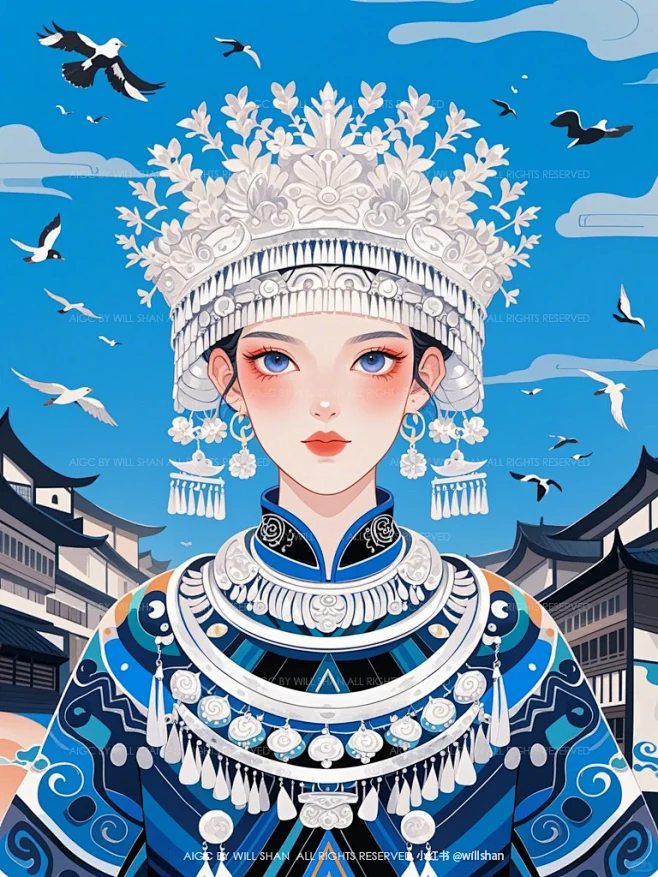 时尚国风 苗族银饰 - 小红书
