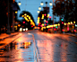 cityscapes lights architecture buildings bokeh street lights depth of field  / 1280x1024 Wallpaper