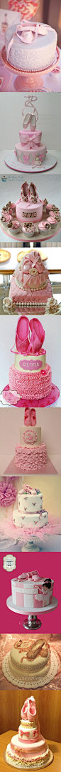 #婚礼布置#粉色芭蕾舞鞋装饰的翻糖蛋糕，婚礼当天送给爱跳芭蕾的她，她肯定会万分惊喜和感动~ 更多: http://www.lovewith.me/share/detail/all/30441