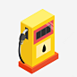 一个扁平化的黄色加油机矢量图高清素材 汽车 设计图片 免费下载 页面网页 平面电商 创意素材 png素材